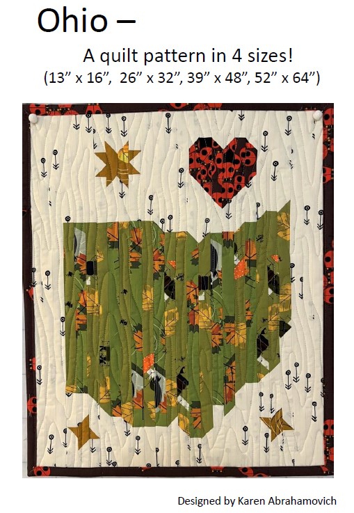 Vermont State Quilt Pattern (and optional fabric bundles)