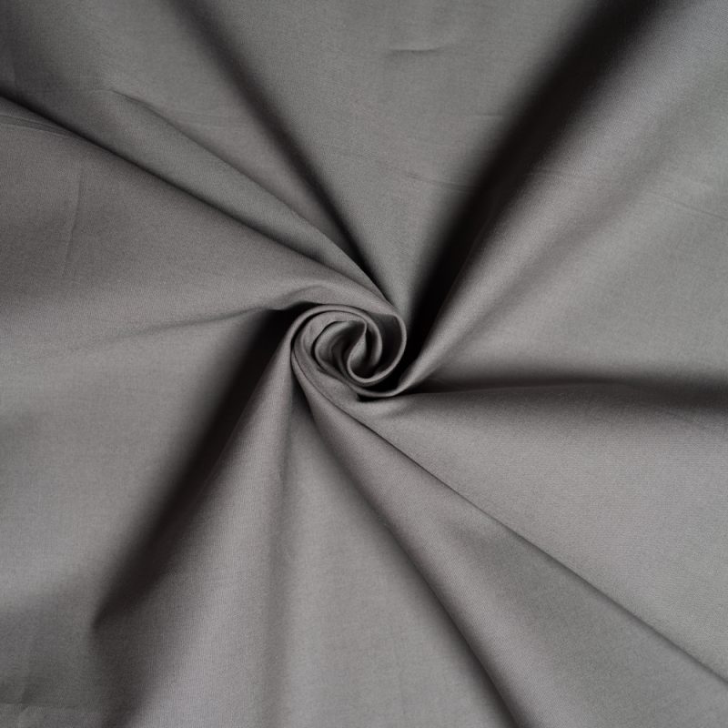 Grey Poplin fabric