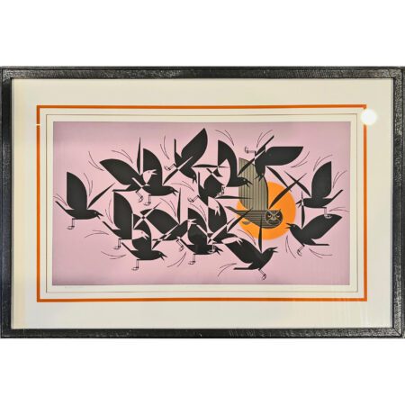 Owltercation signed serigraph