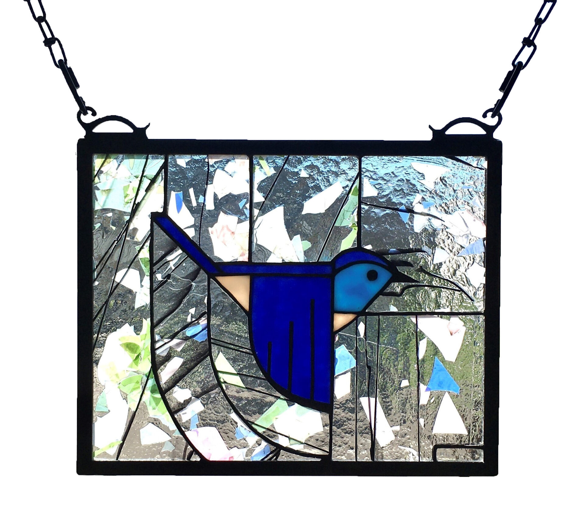 Bluebird Stained Glass Suncatcher