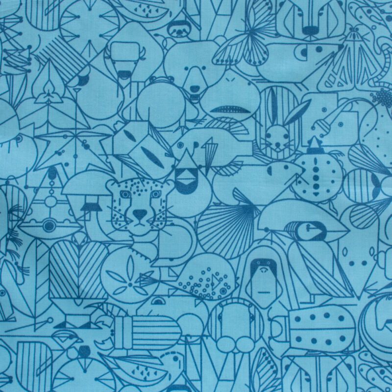 End Papers Blue Raspberry