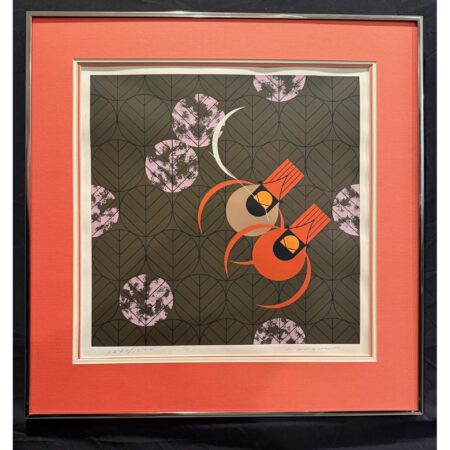 Redbirds & Rosebuds #1282 Hand signed serigraph